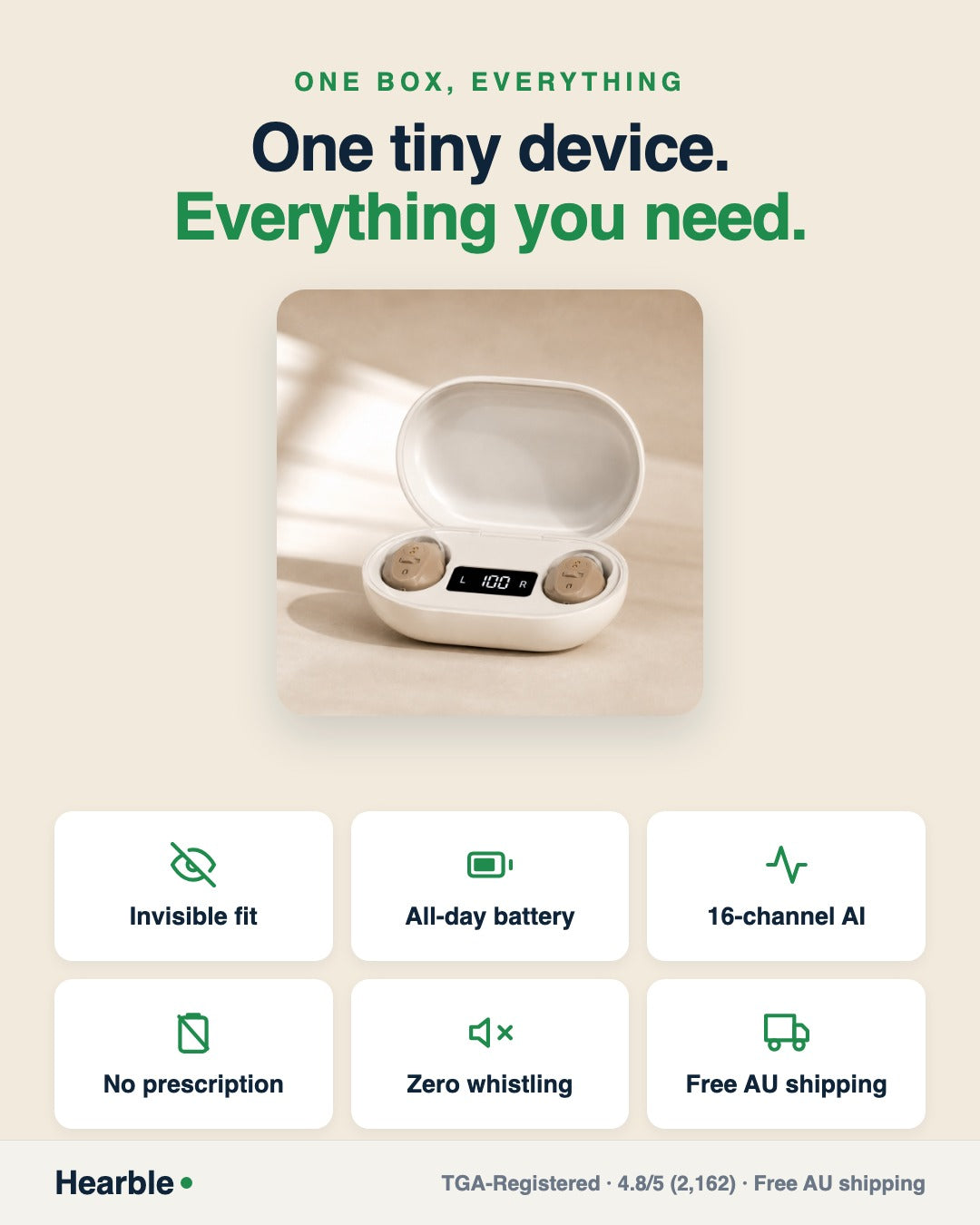 HEARBLE: Hearing aids