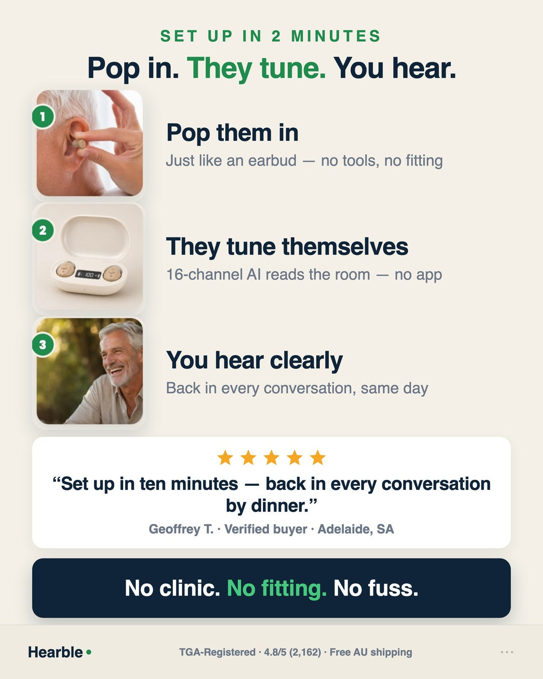 HEARBLE: Hearing aids